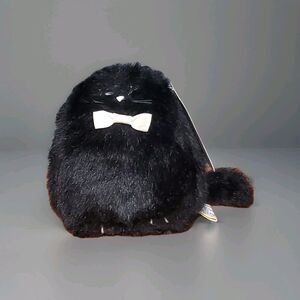 Dankin Black Kitten Silvan Stuffed Animal Plush Cat 80s Kitty Silvia And Silvan